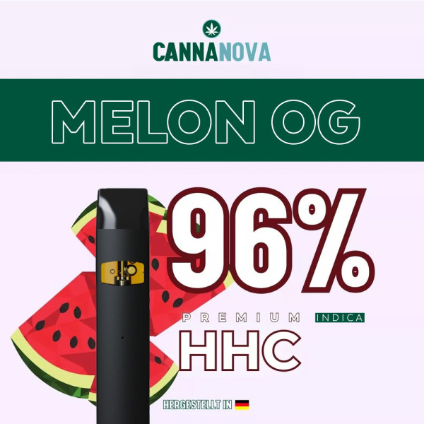 Cannanova HHC Vape 96% - Melon OG