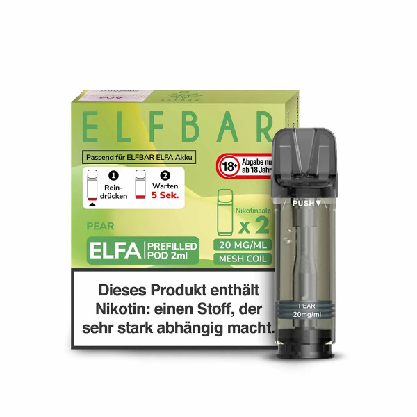 Elfbar ELFA Prefilled POD (2stk) - Pear 20mg