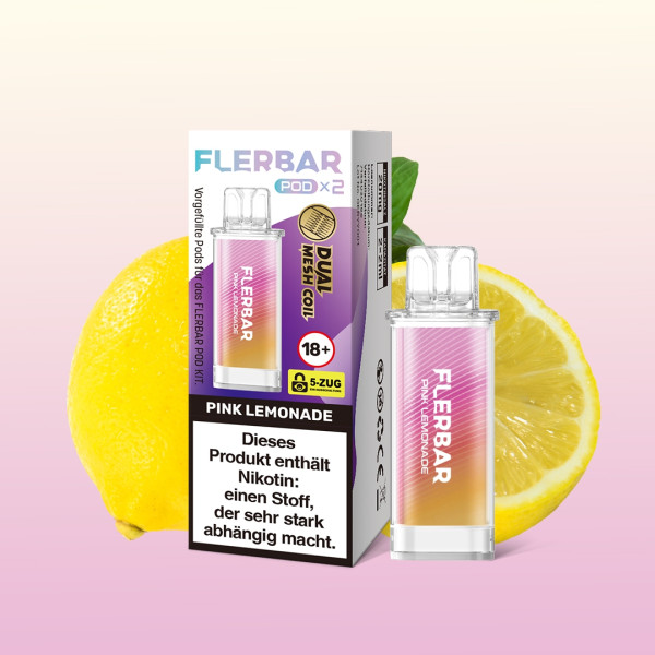 Flerbar POD (2stk) - Pink Lemonade 20mg