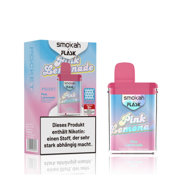 Smokah x Flask Pocket - Pink Lemonade