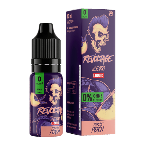 Revoltage Nikotinsalz Liquid 0mg - Purple Peach