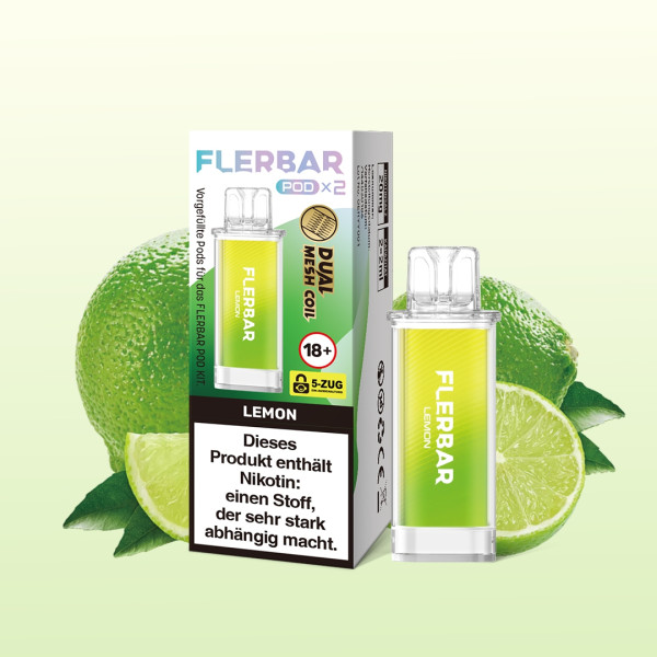 Flerbar POD (2stk) - Lemon 20mg