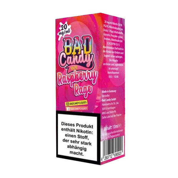 Bad Candy Vape 20mg - Raspberry Rage