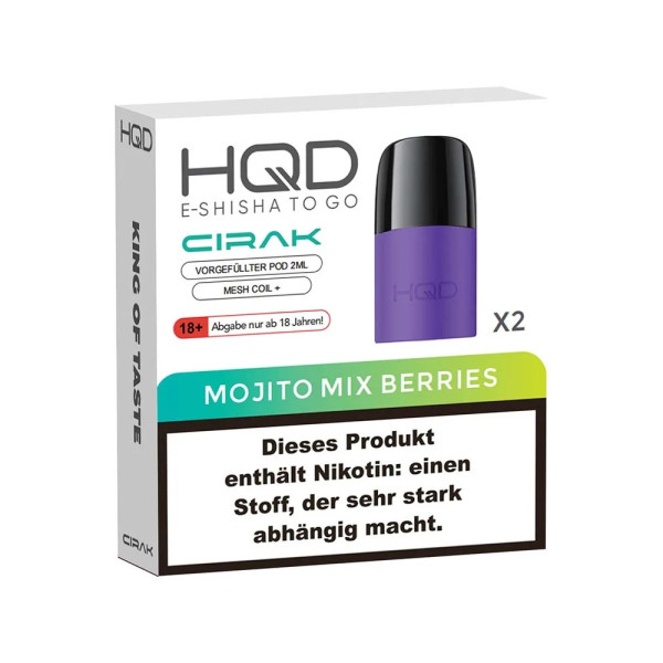 HQD Cirak - Mojito Mix Berries - Pod (2er Pack)