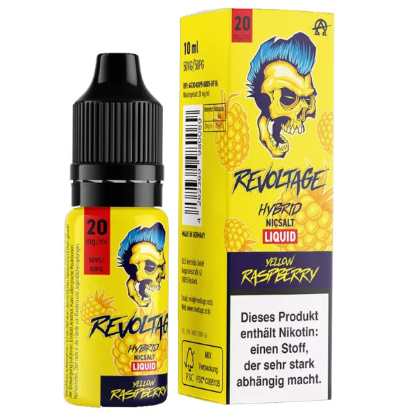 Revoltage Nikotinsalz Liquid 20mg - Yellow Raspberry