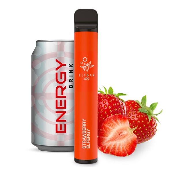 Elfbar 600 CP Einweg E-Shisha 20mg - Strawberry Elfergy