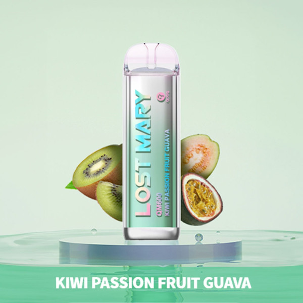 Elfbar Lost Mary QM600 E-Shisha 20mg - Kiwi Passion Fruit Guava