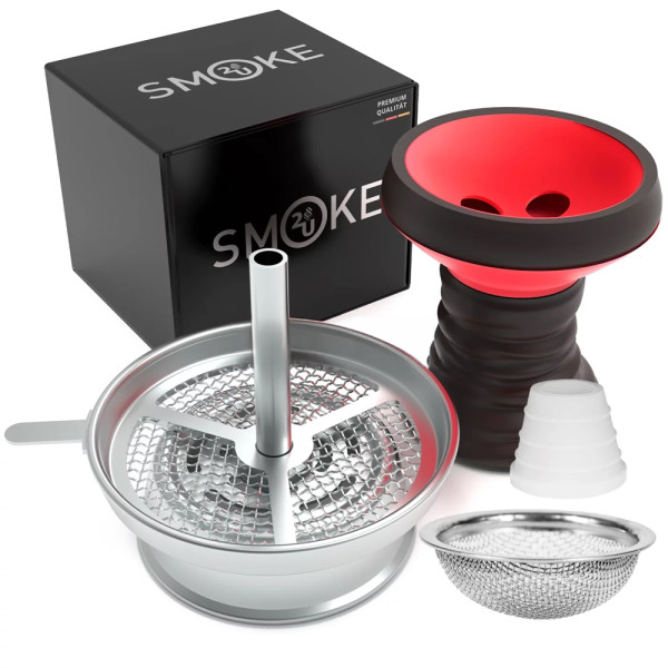 Smoke2u Steinkopf Set - Rot