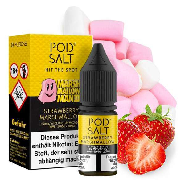 POD SALT Fusion Liquid 20mg - Strawberry Marshmallow