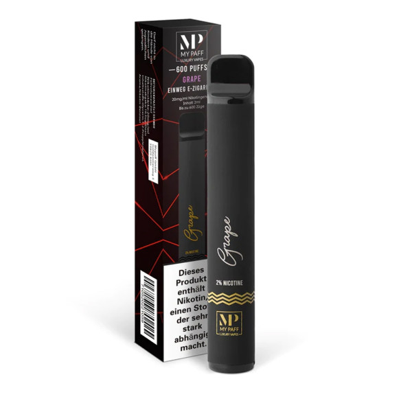 MyPaff Einweg E-Zigarette 600 - Grape