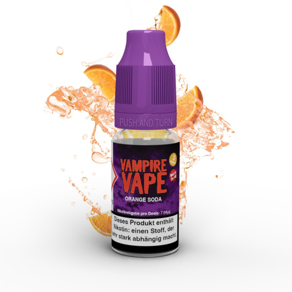 Vampire Vape E-Liquid 10ml 0mg - Orange Soda