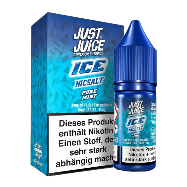 Just Juice Nikotinsalz Liquid 20mg - Pure Mint Ice