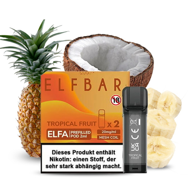 Elfbar ELFA Prefilled POD (2stk) - Tropical Fruit 20mg