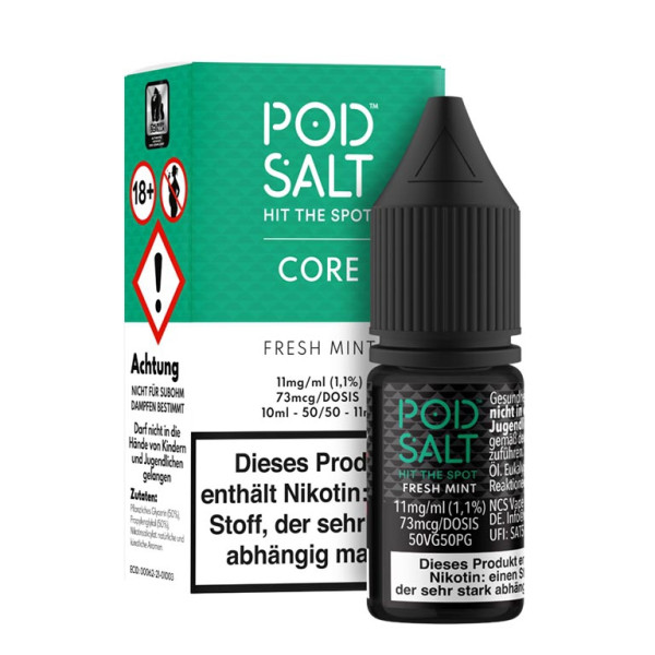 POD SALT Core Liquid 11mg - Fresh Mint