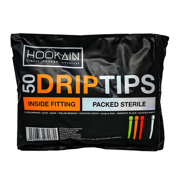 Hookain Drip Tips Hygienemundstücke - 50 stk