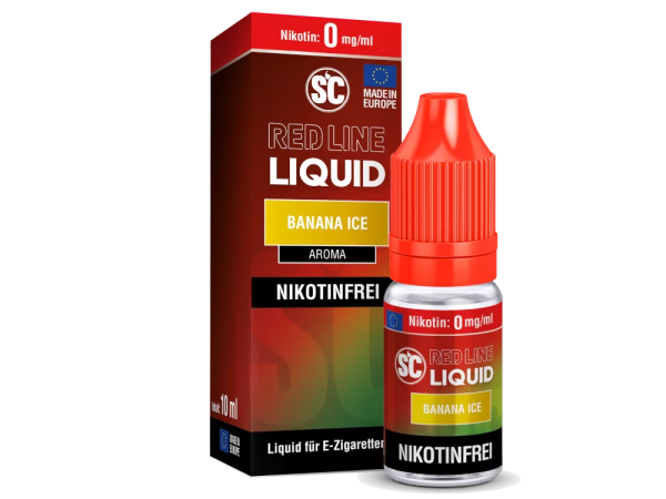 SC Red Line Liquid 0mg - Banana Ice