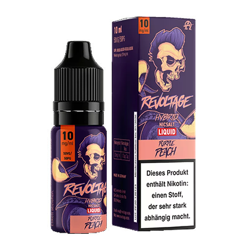 Revoltage Nikotinsalz Liquid 10mg - Purple Peach