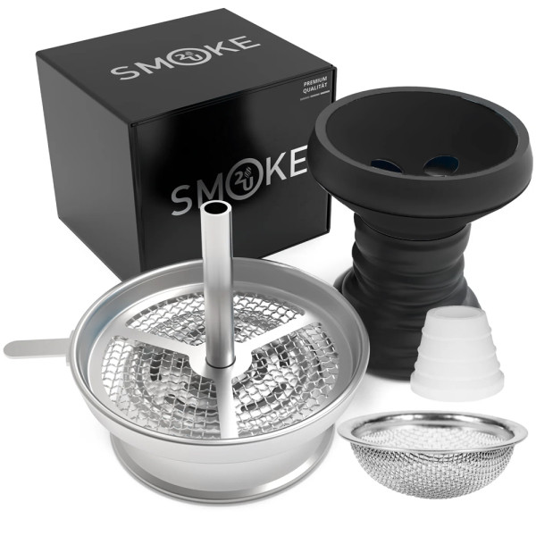 Smoke2u Steinkopf Set - Schwarz