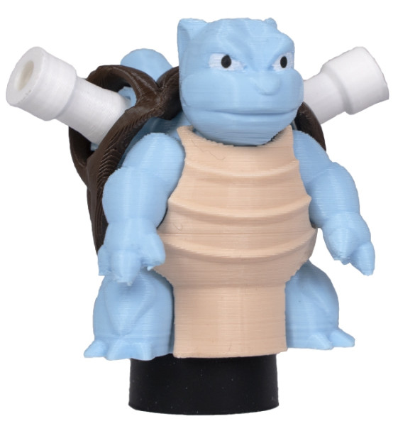 Hookain 3D Mouthpiece - Blaue Schildkröte
