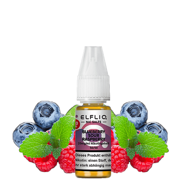 ELFLIQ Nikotinsalz Liquid 20mg - Blueberry Sour Raspberry