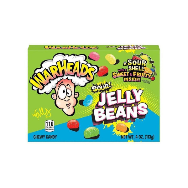Warheads Sour! Jelly Beans 113g