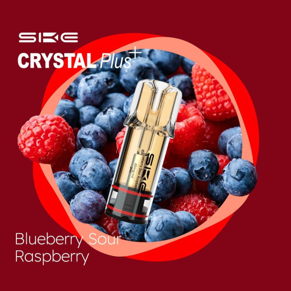SKE Crystal Plus POD (2er Pack) - Blueberry Sour Raspberry