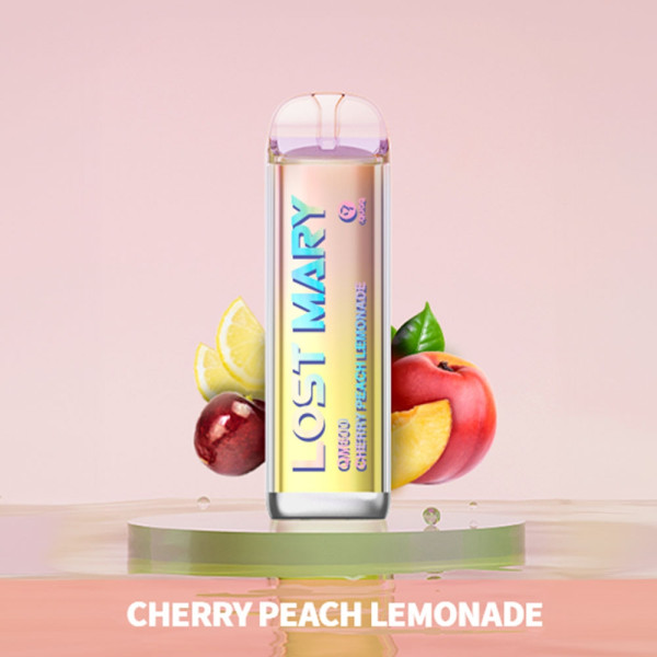 Elfbar Lost Mary QM600 E-Shisha 20mg - Cherry Peach Lemonade