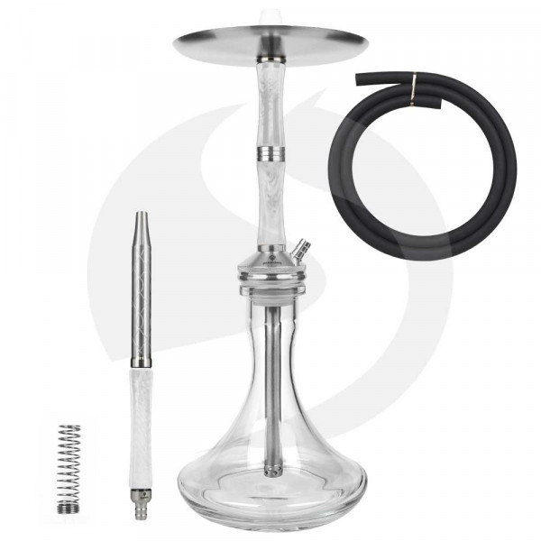 Diamond Hookah Excelsior - White/Clear