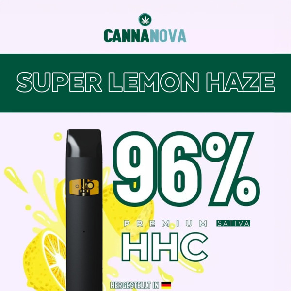 Cannanova HHC Vape 96% - Super Lemon Haze