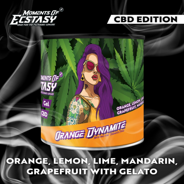 Moments of Ecstasy Aromaträger Edition CBD 150g - Orange Dynamite