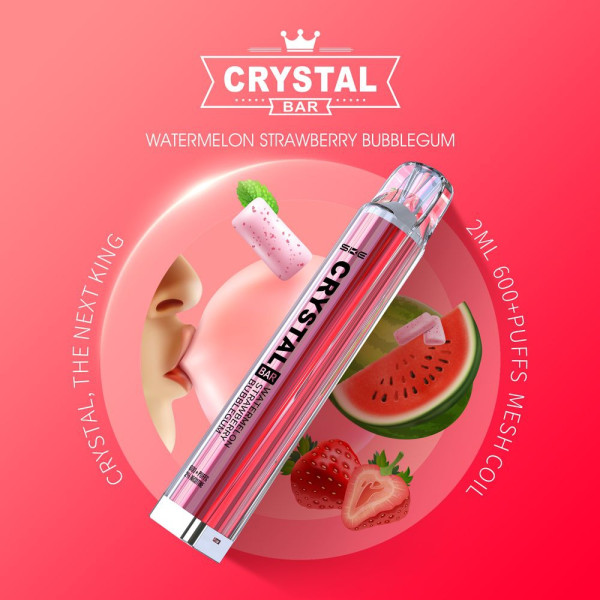 SKE Crystal Bar 600 - Watermelon Strawberry Bubblegum 20mg