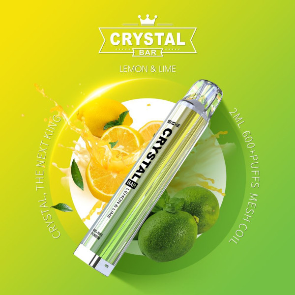 SKE Crystal Bar 600 - Lemon & Lime 20mg