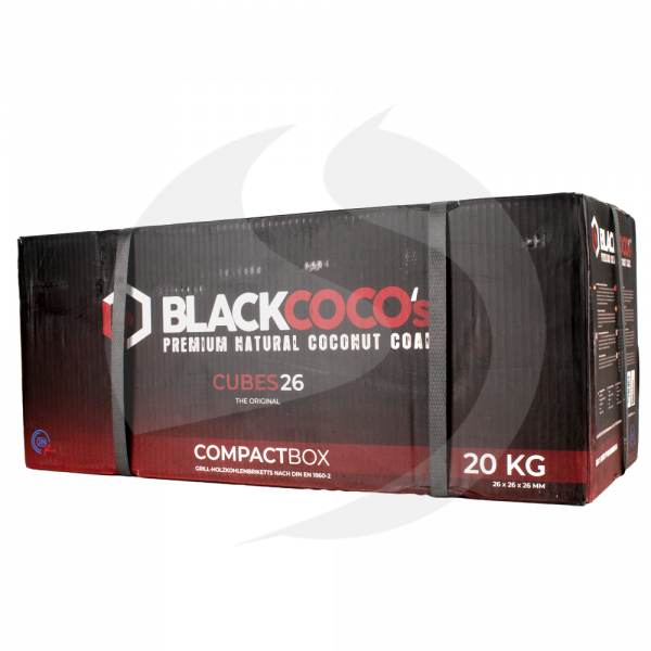 Black Coco's Premium Kokosnuss Naturkohle 20kg