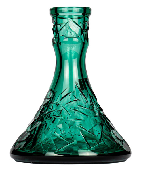 Caesar Crystal Bowl - Cone Floe Emerald