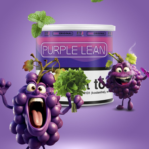 FOG YOUR LAW - DRY BASE MIT AROMA - PURPLE LEAN - 70 G