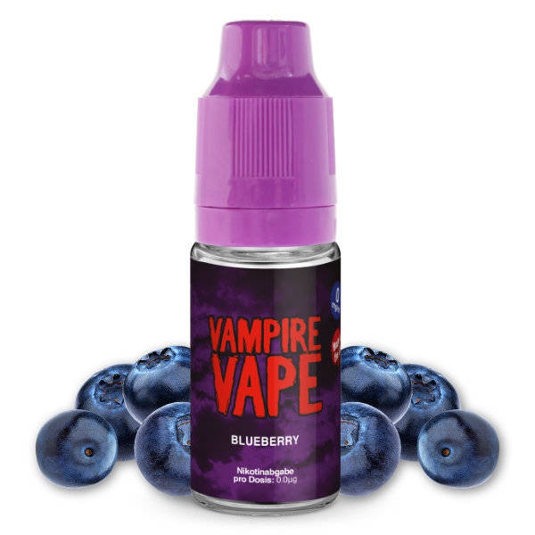 Vampire Vape E-Liquid 10ml 0mg - Blueberry